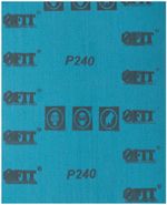 Листы шлифовальные водостойкие на тканевой основе, алюминий-оксидные, Профи 230х280 мм, 10 шт. Р 240, 38199