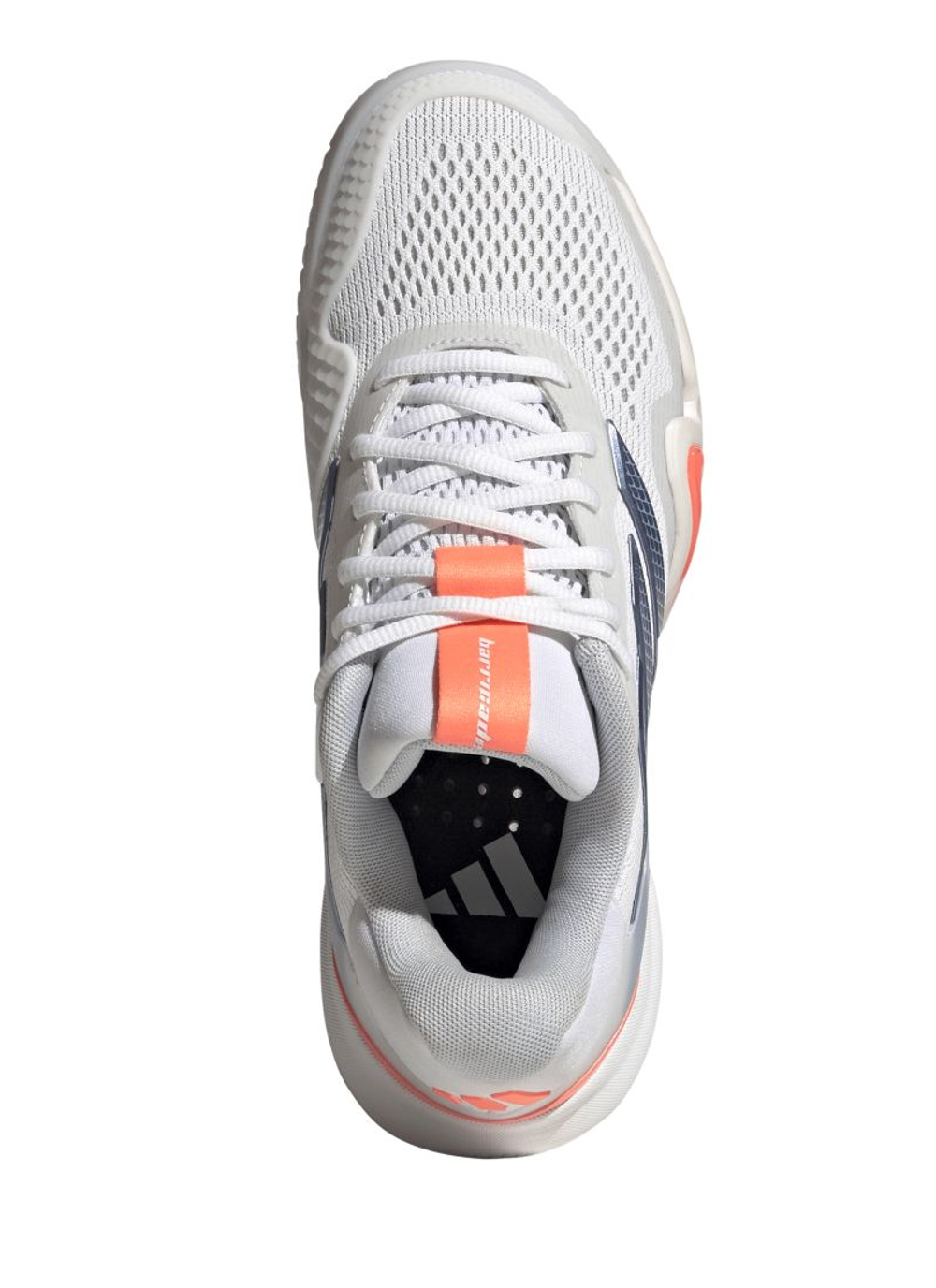 Женские теннисные кроссовки Adidas Barricade 14 W - cloud white/halo blue/beam orange