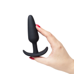 Черная анальная пробка для ношения Big Secret - 12,5 см. (Цвет: черный)