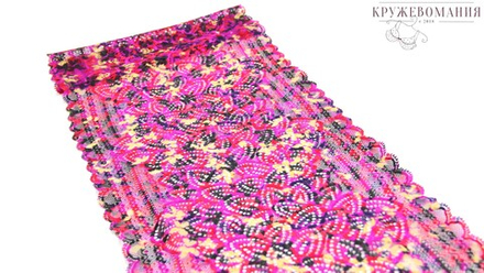 Эластичное кружево, 23 см, мультиколор, (Арт: EK-2611), м