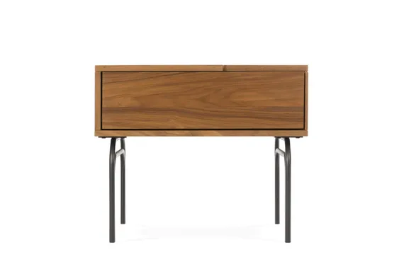 Прикроватная тумба Tara 60х60 см, шпон ореха