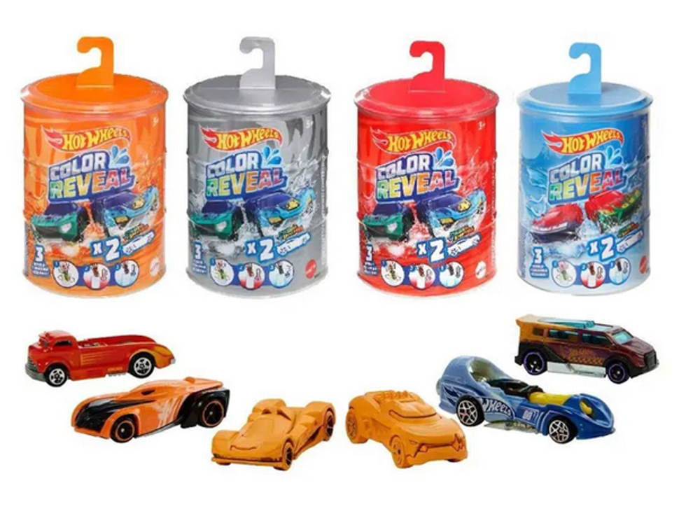 Hot Wheels Набор-сюрприз Меняющие цвет машинки 2шт. (Mattel)