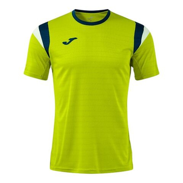 Мужская теннисная футболка Joma Terra Short-Sleeve - lime/dark navy