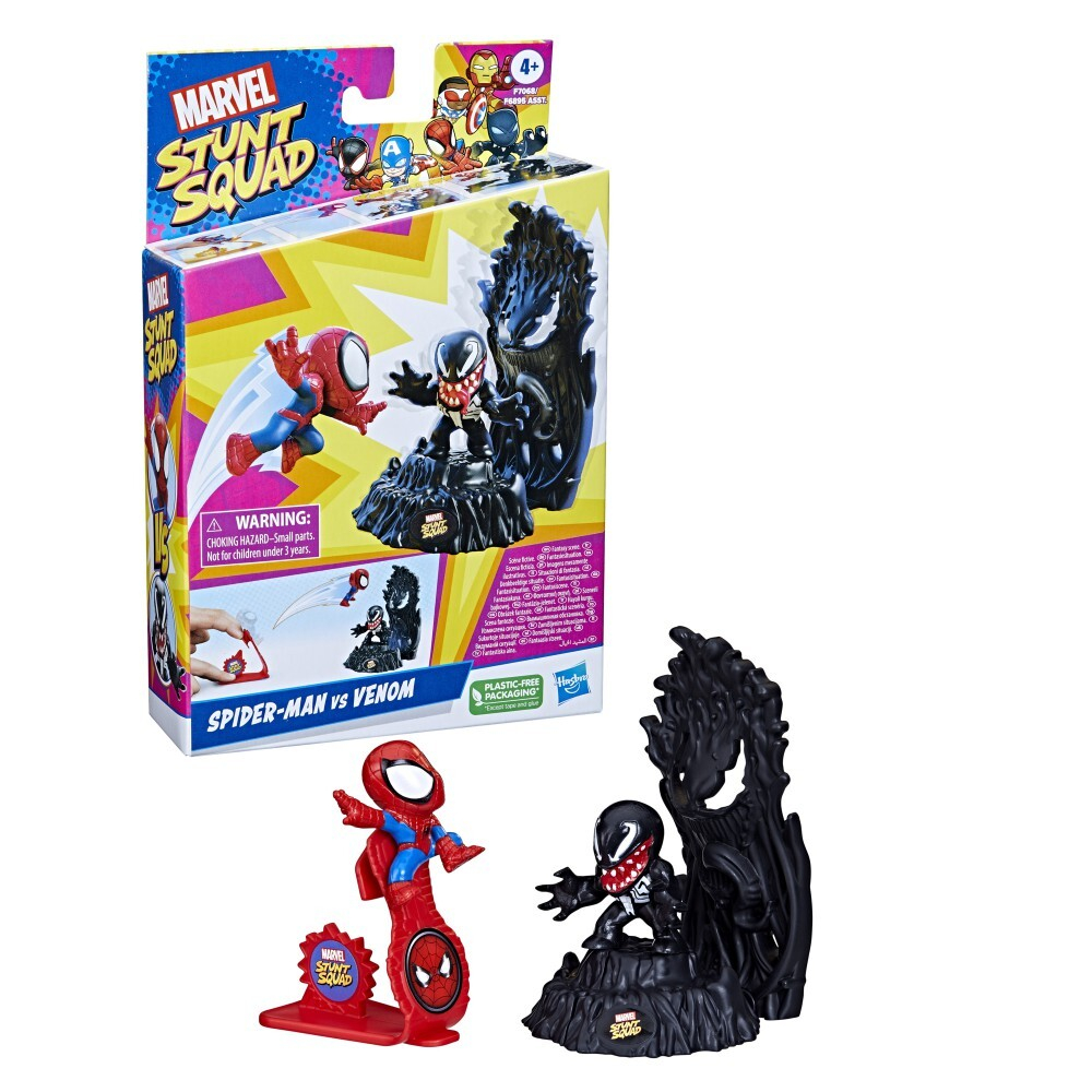 Hasbro Marvel Marvel Stunt Squad - Spider-man vs Venom набор F7068 / артикул   F6895 F7068  / GTIN 5010994180928