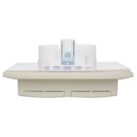 SKANDY Розетка 2-местная и крышкой 16А в сборе IP44 SK-R12B бежевый IEK