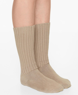 Oysho Хлопковые носки, рыжевато-коричневый