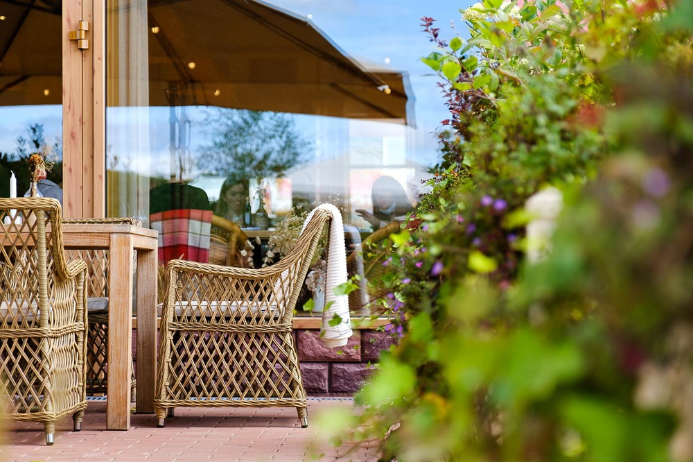 "Латте" плетеное кресло из искусственного ротанга, цвет соломенный