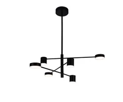07650-6D,19(3000K) Люстра димм. Мекли черный