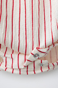 ZARA БОДИ В ПОЛОСКУ, БЕЛЫЙ/КРАСНЫЙ