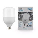 Лампа Gauss LED Elementary T120 42W E27 3700lm 6500K 63234