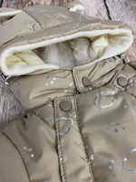 Комбинезон-трансформер (2в1) Модель: 025 "Облачка" (ИП Петрова Г.Г.) (Цвет: Оливковый, Размер: 74-80)