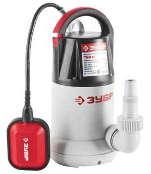 Насос погружной для чистой воды 750w, ЗУБР, ЗНПЧ-750