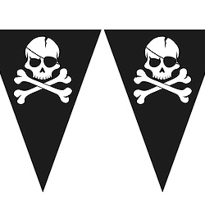 Гирлянда-вымпел-Череп-Пирата-черн-2,3м