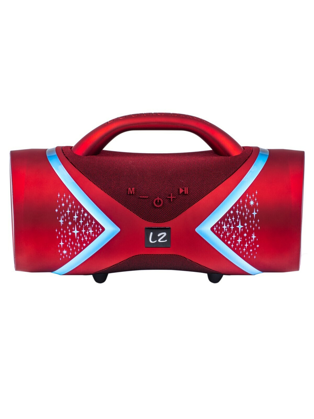 Портативная колонка BT SPEAKER Booms Bass E 818 Bluetooth c подсветкой красная