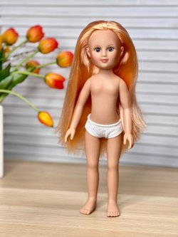 Кукла Nines виниловая 34см Leslie без одежды (1440W5)