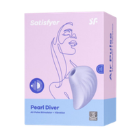 Вакуумно-волновой клиторальный стимулятор с вибрацией Satisfyer Pearl Diver