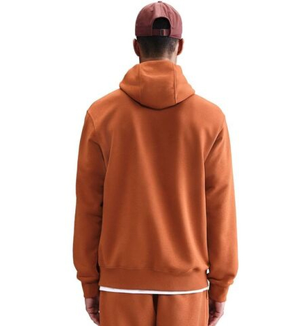 Куртка теннисная Nike Court Heritage French Terry Pullover - dark russet/cinnamon