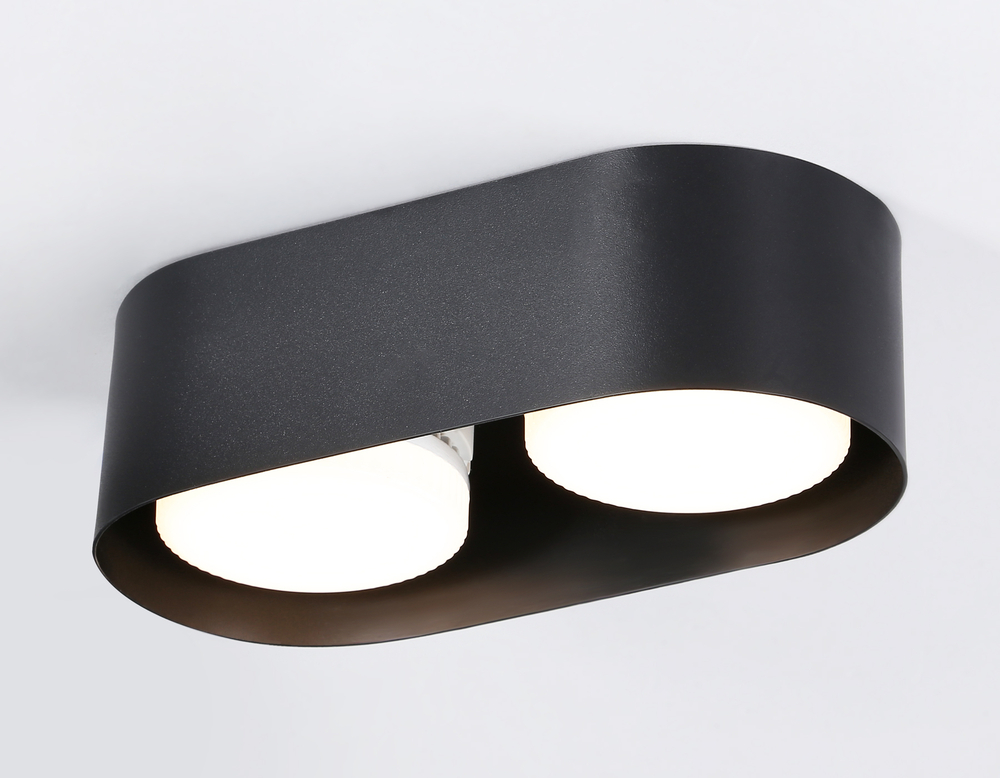 Светильник накладной TN70821/2 BK черный GX53/2 max 12W 200*100*60