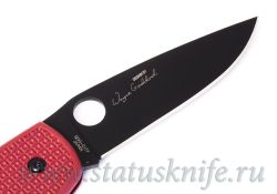 Нож Spyderco Goddard Red FRN 4V Blade Exclusive C16FPRDBKфотография - 6
