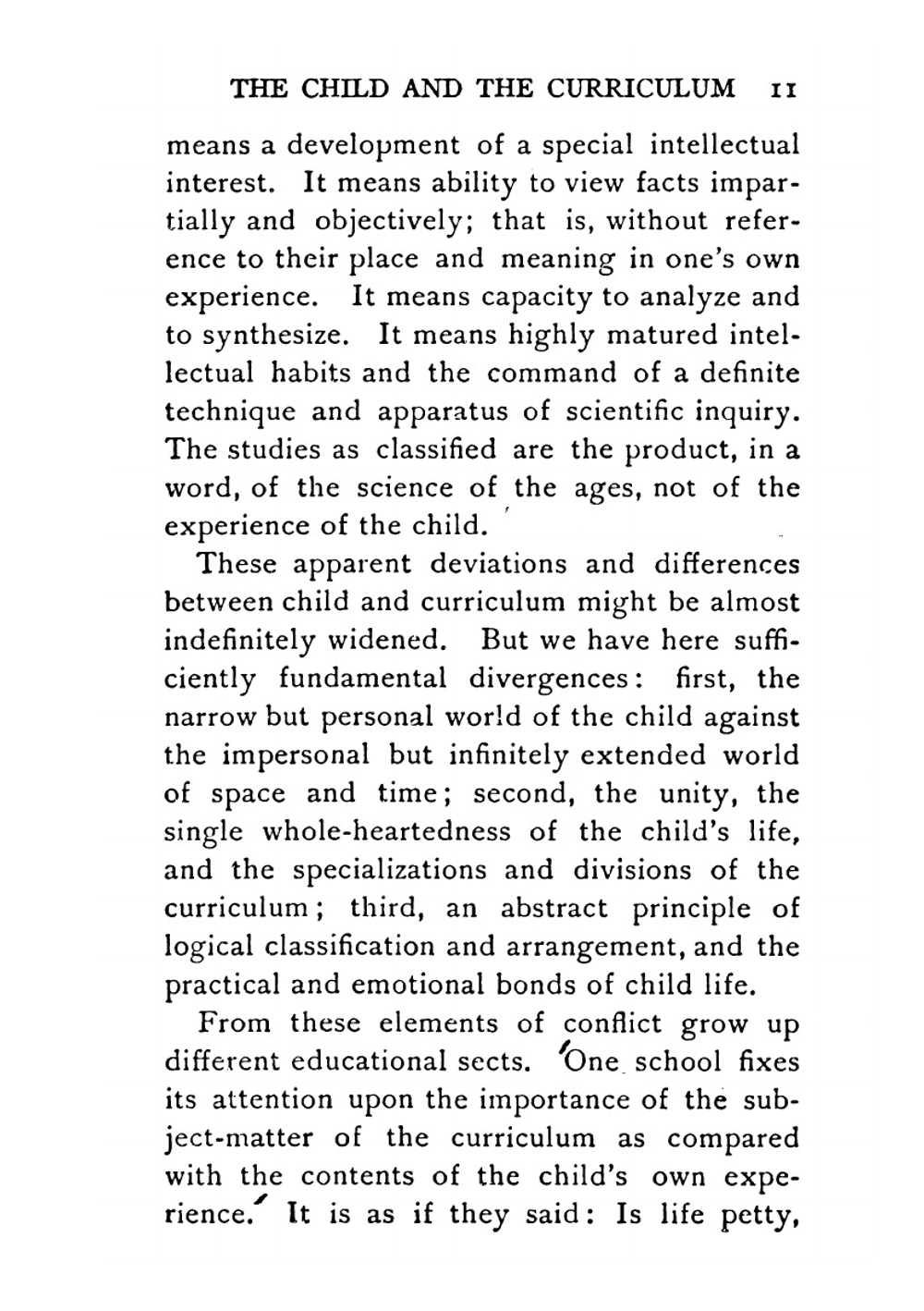 The Child and the Curriculum | John Dewey