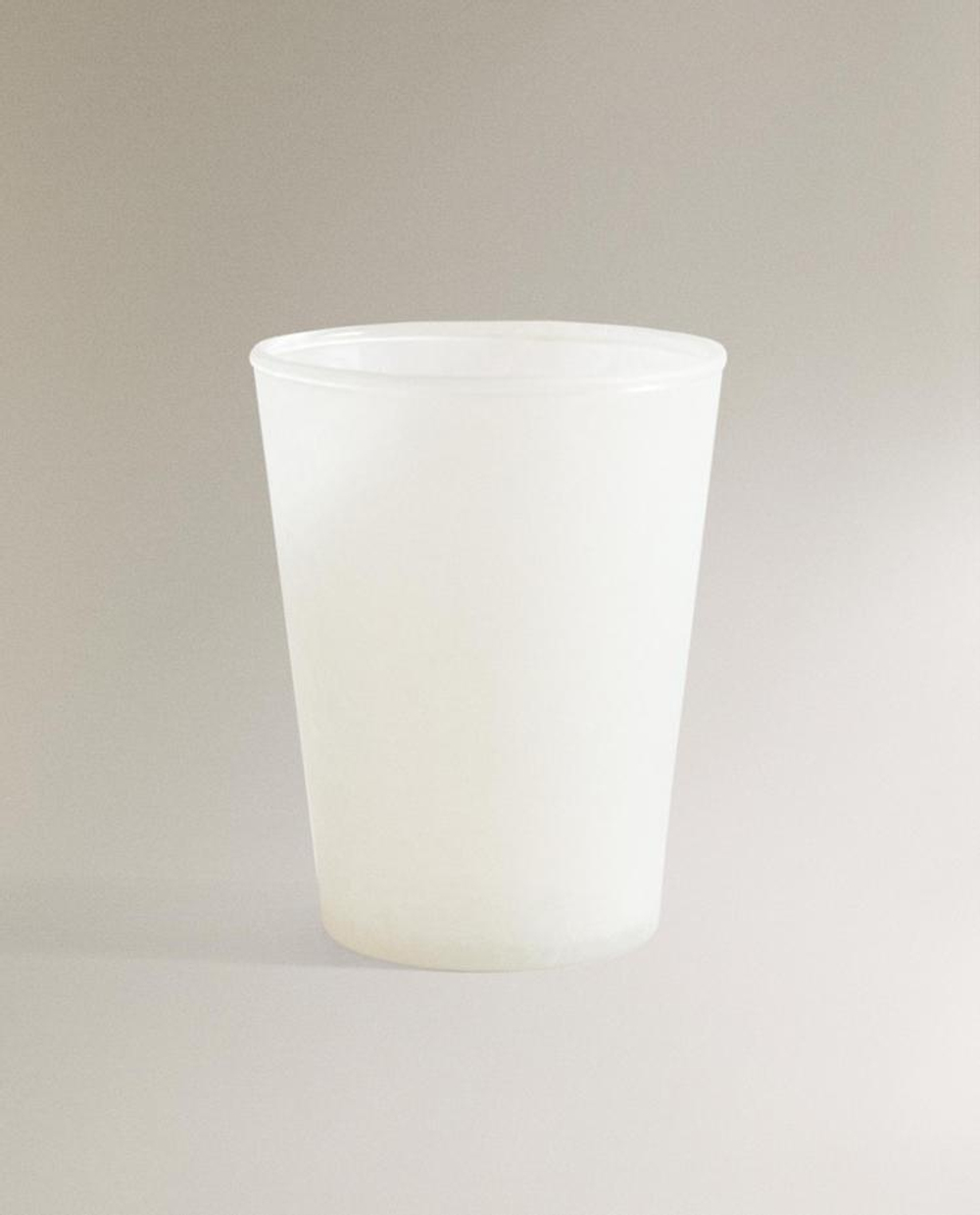 ZARA HOME МАТОВЫЙ СТАКАН ДЛЯ ЗУБНЫХ ЩЕТОК, ПРОЗРАЧНЫЙ