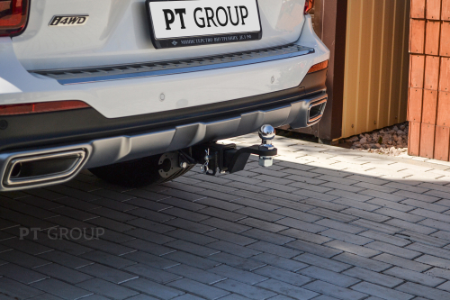 Фаркоп с унив. электрикой Smart, съемный квадрат, для GAC GS8, 2019- (паспорт и сертификат) ПТ ГРУПП.GAC-19-991122.00