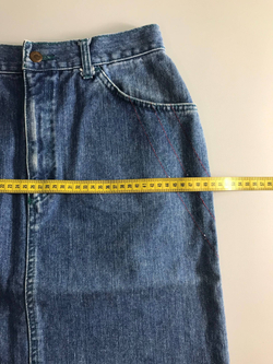 Юбка джинсовая стильная, визуально на 48 размер