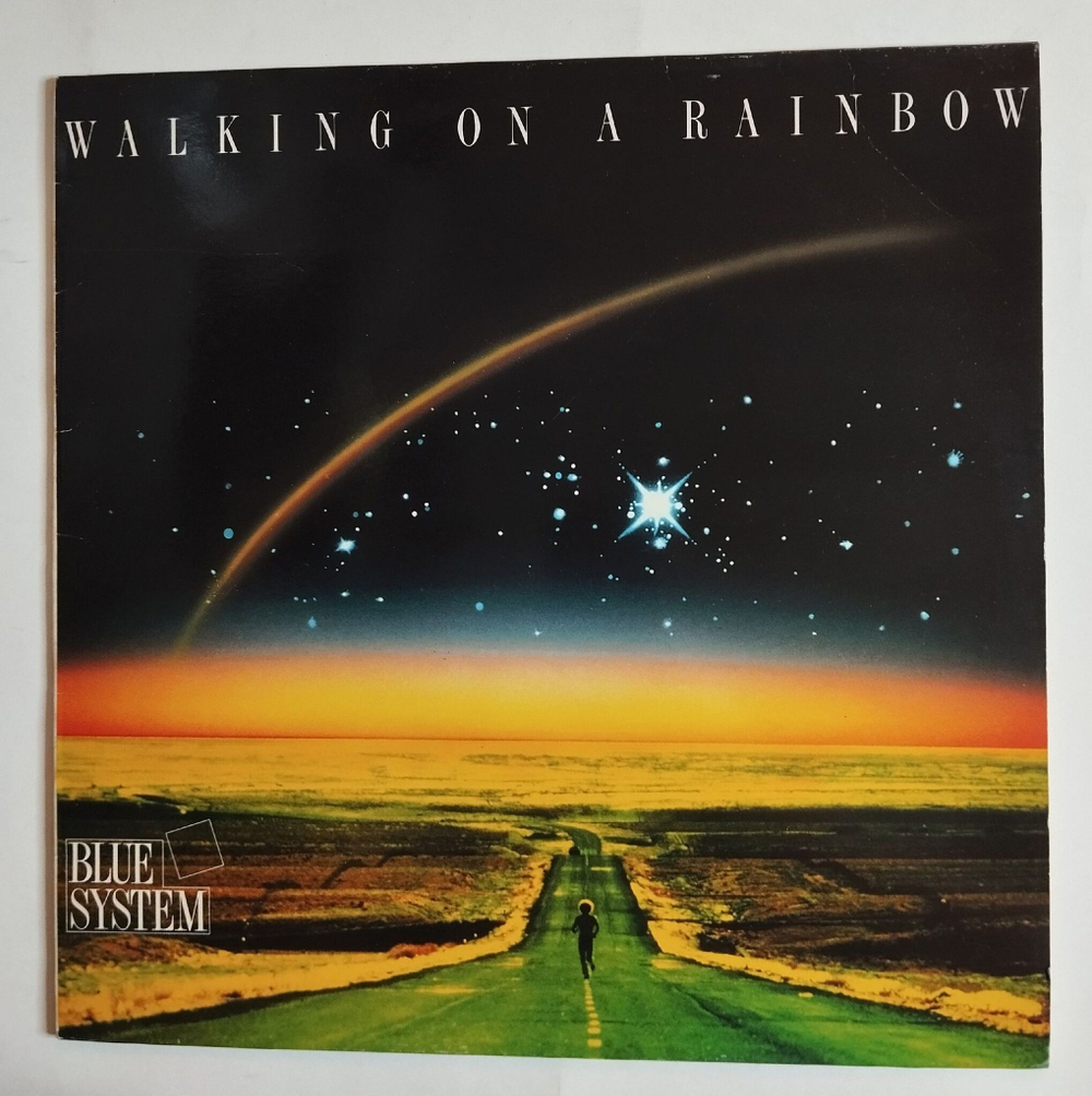 Винтажная виниловая пластинка LP Blue System Walking On A Rainbow (Spain 1987)