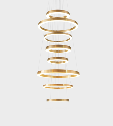 Pendant design lamp  Light Ring XXL by HENGE