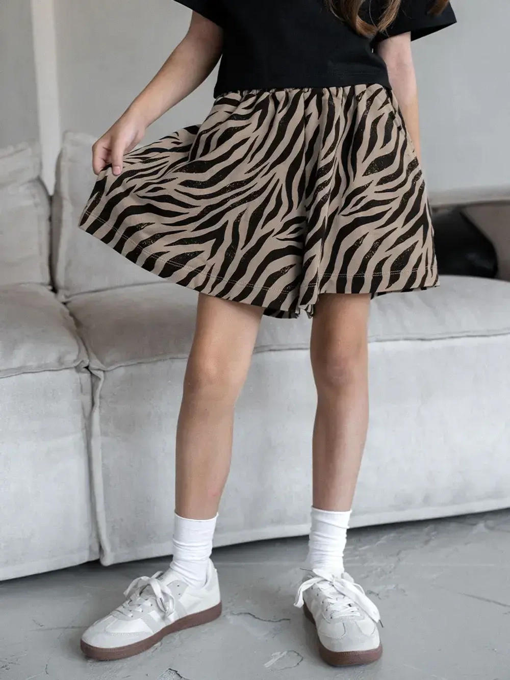 Летний костюм зебра для девочки