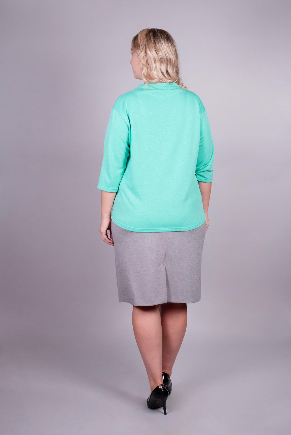 Трикотажная туника 3181ВЕ, тиффани #58Т203181ВЕ