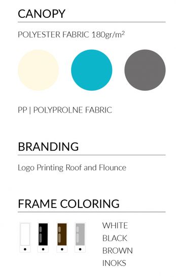 Зонт профессиональный Manuel 2500 белый /зеленый Турция