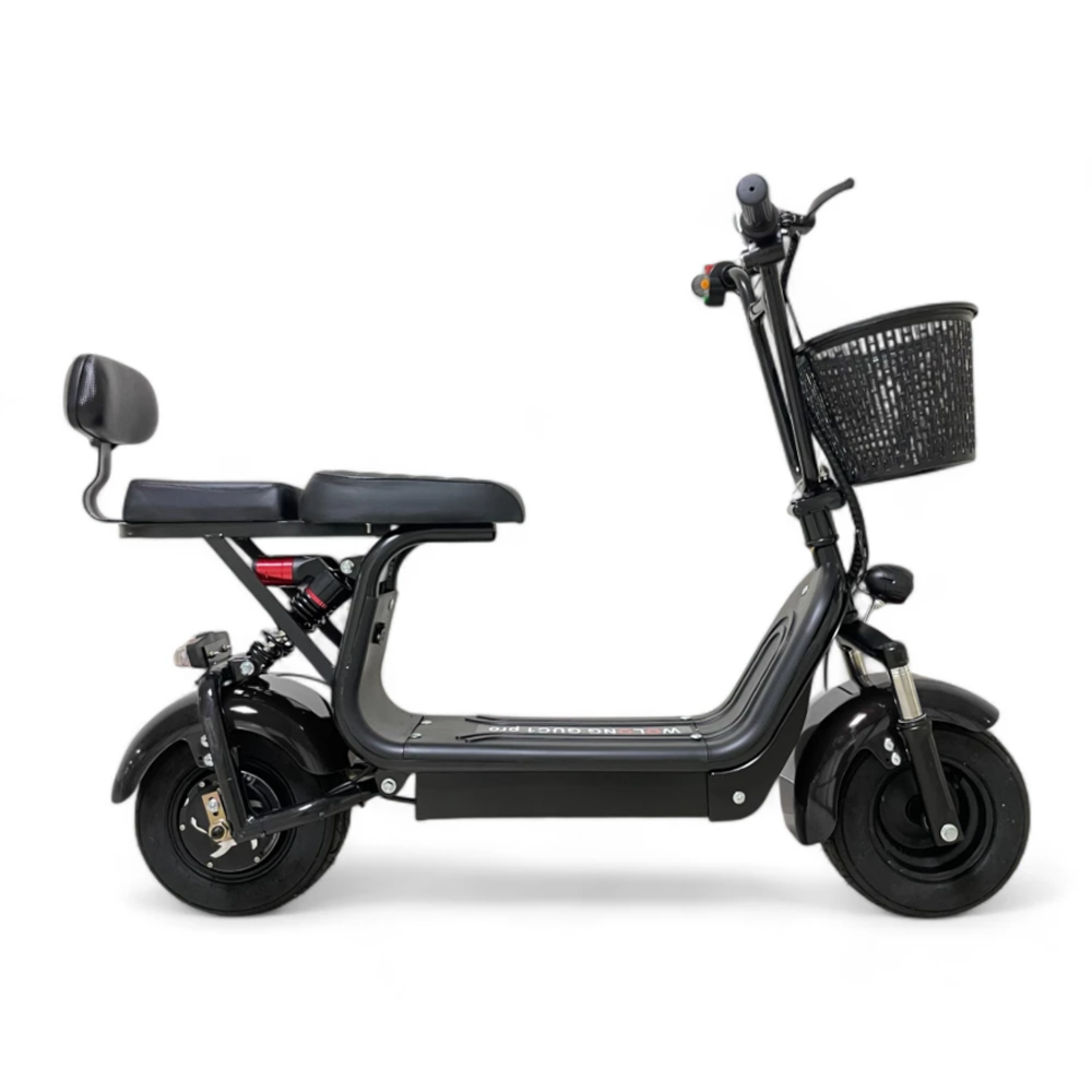 Электроскутер CityCoco WOLONG C1 PRO 48V 11Ah 800W Черный