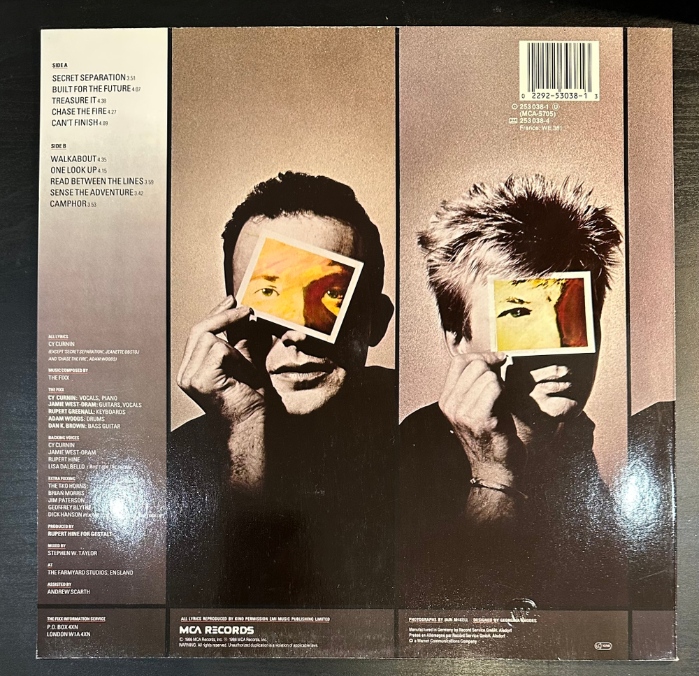 The Fixx - Walkabout (Германия 1986г.)