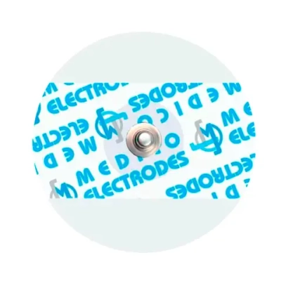 Электроды одноразовые для ЭКГ MEDICO с кнопочным коннектором твердогелевые диаметр 50 мм MSGLT-14G 50 шт