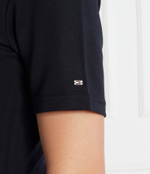 Платье SLASH NK ROUCHED Tommy Hilfiger - черный(WW0WW40289)