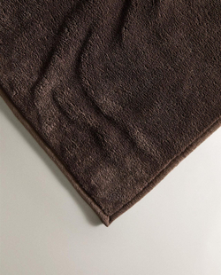 Zara Home - Флисовый плед, коричневый, 160x200 см