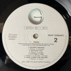 Винтажная виниловая пластинка LP Asia Heat Of The Moment (Япония 1982) (Оби)