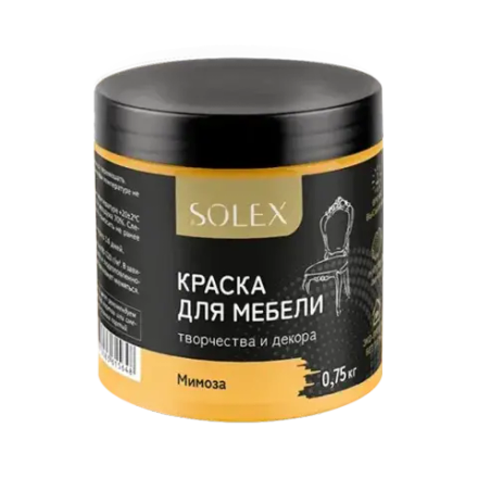 SOLEX Краска для мебели Мимоза 0,75кг (ИжСинтез)