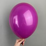 Шар 12" BELBAL-ББ дабл стафф орхидея (009 в 034) зеркальный  (БГ-17)