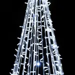 Светодиодная елка-конус "Звездная"