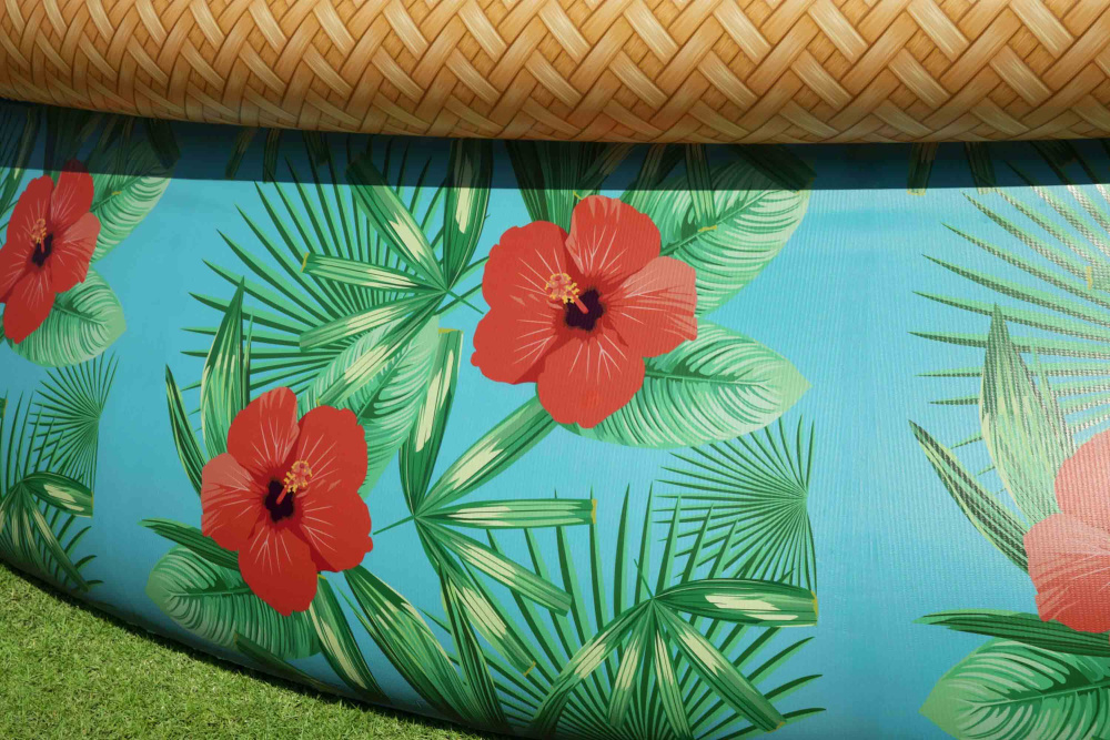 Бассейн надувной Bestway Fast Set Paradise Palms 457х84 см + фильтр-насос 2006 л/ч (57416 BW)