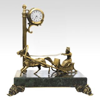 Часы "Время вперёд" (на камне)