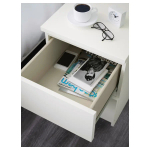 Мебель для спальни, набор из 3 предметов - IKEA MALM, 48х78х80/40х48х55 см,белый МАЛЬМ ИКЕА