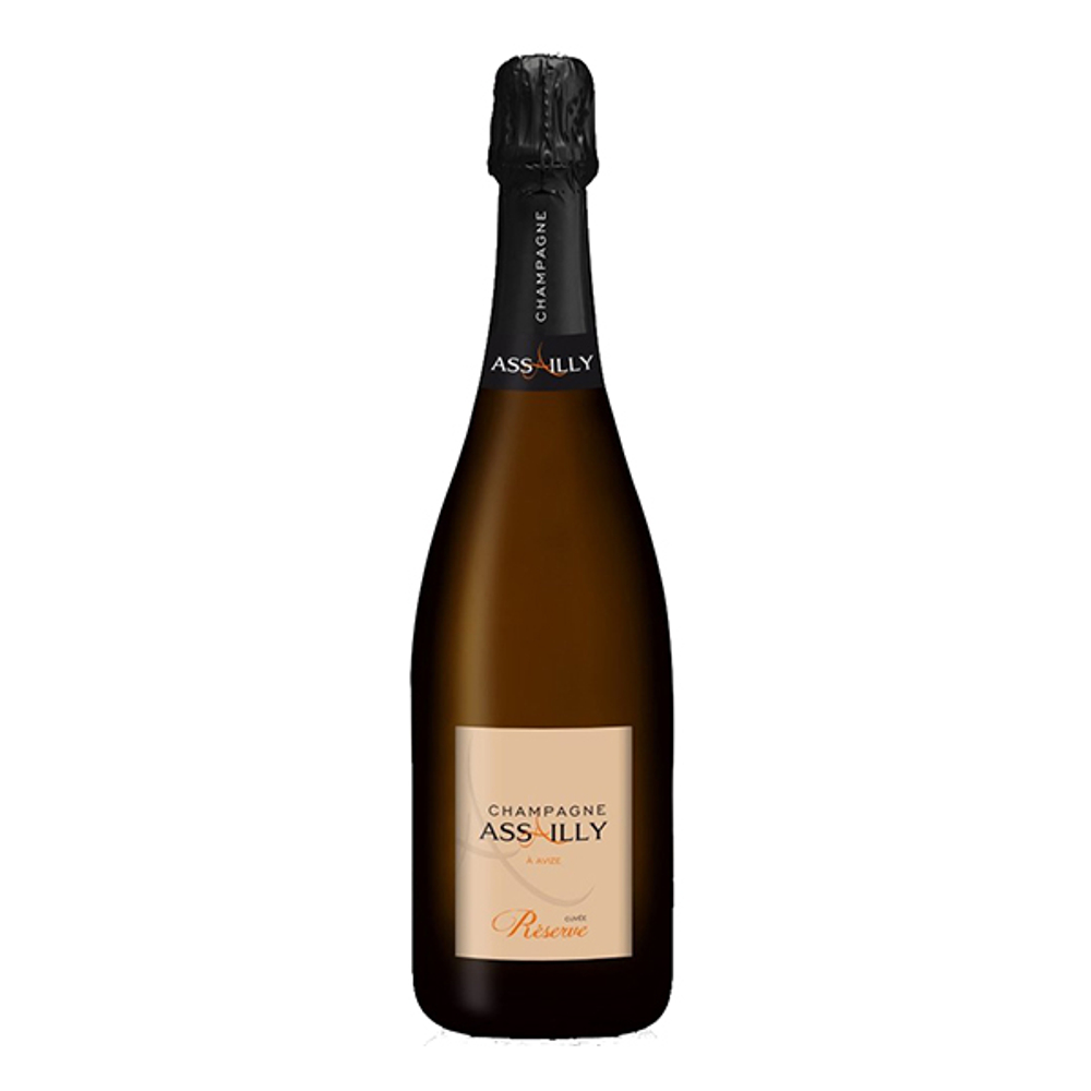 Игристое вино белое брют "Шампань Асайи Кюве Резерве Авиз Гран Крю" 12% 0,75 л