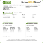 California Gold Nutrition, омега 800, ультраконцентрированный рыбий жир с омега-3, в форме триглицеридов KD-Pur®, 30 капсул из рыбьего желатина (1000 мг в 1 капсуле)