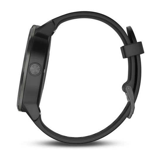 Смарт часы Garmin Vivoactive 3, черные с черным ремешком 010-01769-12