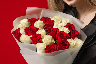 Букет «Микс 25 роз»