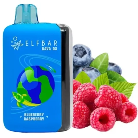 ELF BAR RAYA D3 25000 - Blueberry Raspberry (5% nic)