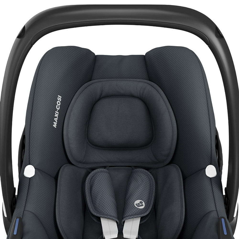 Детская коляска Maxi-Cosi Fame 3 в 1 с автокреслом CabrioFix Essential graphite Twillic Black/Черный